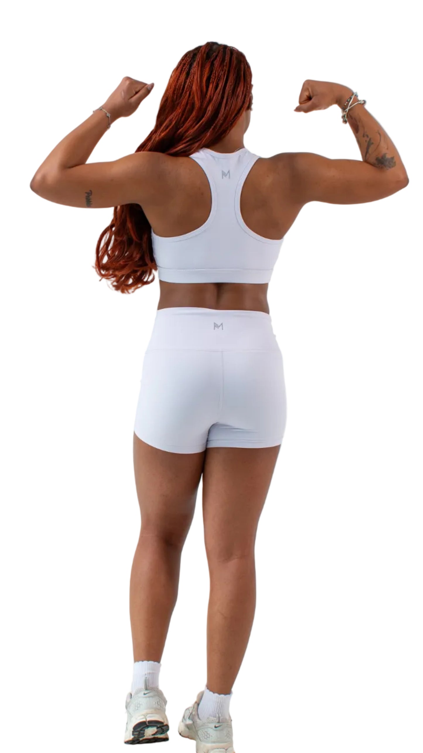 Sports Bra & High-Waisted Shorts Set