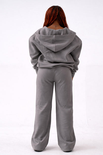 Oversized Zip Hoodie & Sweatpants Set